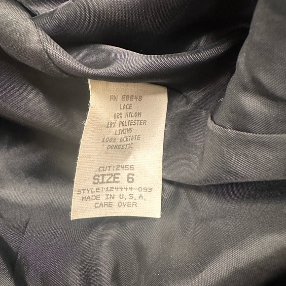 Gorgeous Black Designer Gown, Vintage Glam - Picture 7 of 7